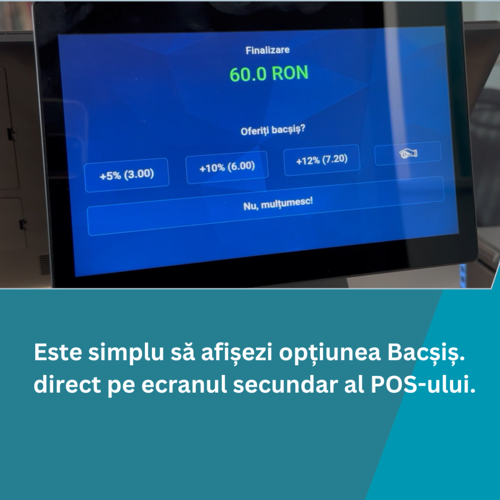 Integrarea Freya Cloud pentru afișarea bacșișului pe ecranul secundar al POS-ului este o investiție strategică pentru orice cafenea sau business care servește direct clienții.