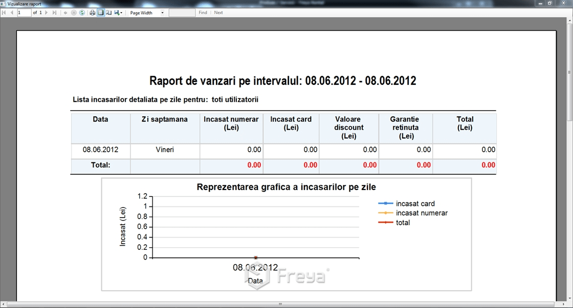 Previzualizare raport